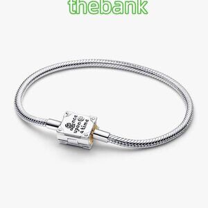 Pandora Disney Princess Storybook Lab-grown Diamond Snake Chain Bracelet